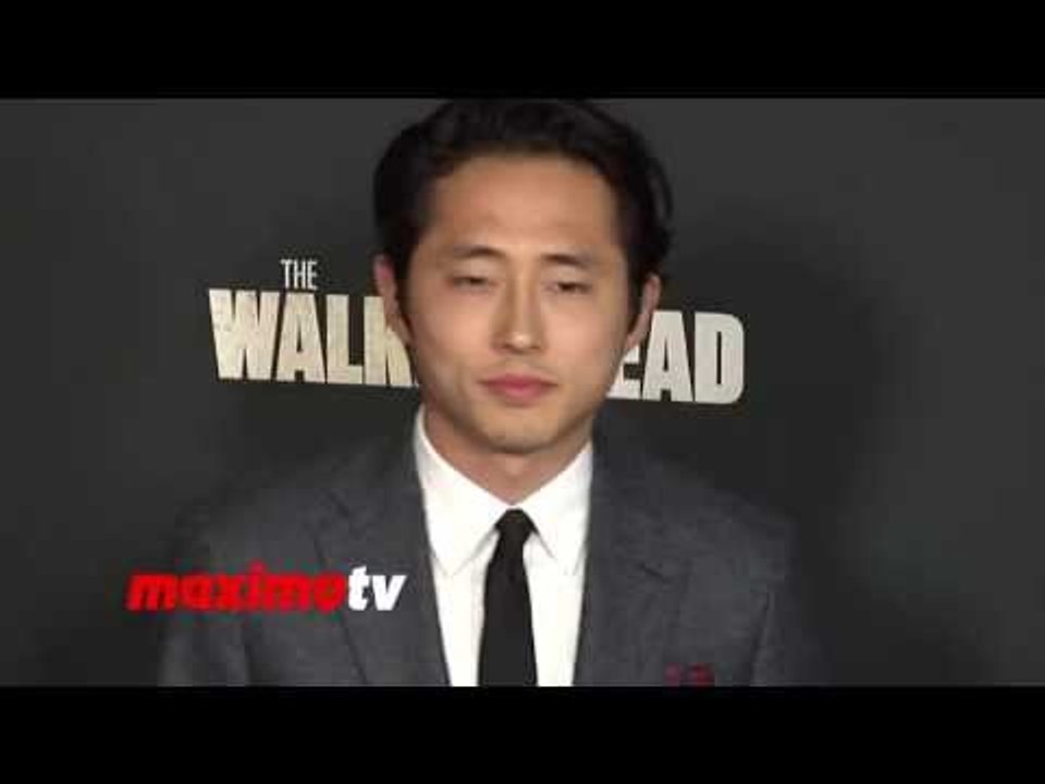 Steven Yeun "The Walking Dead" Season 4 PREMIERE Red Carpet Arrivals