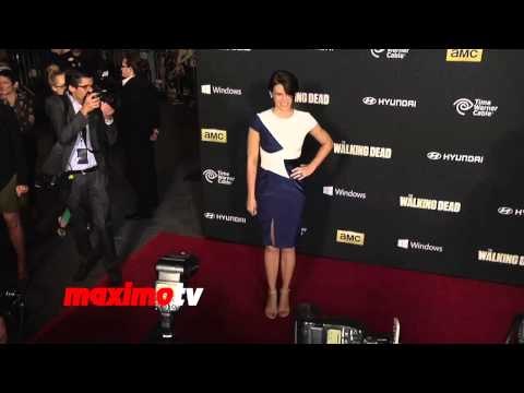 Lauren Cohan The Walking Dead Season 4 PREMIERE Red Carpet Arrivals