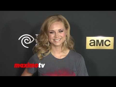 Fiona Gubelmann The Walking Dead Season 4 PREMIERE Red Carpet Arrivals