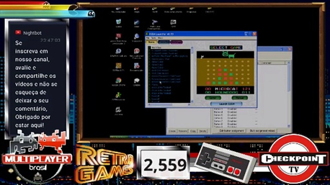 Testando o Emulador de Odyssey