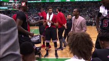 Rajon Rondo Coaching in the Bulls Huddle - Bulls vs Celtics - Game 5 - April 26, 2017 - NBA Playoffs - YouTube