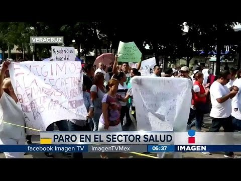 Paro en el sector salud de Veracruz por falta de pago a sus trabajadores