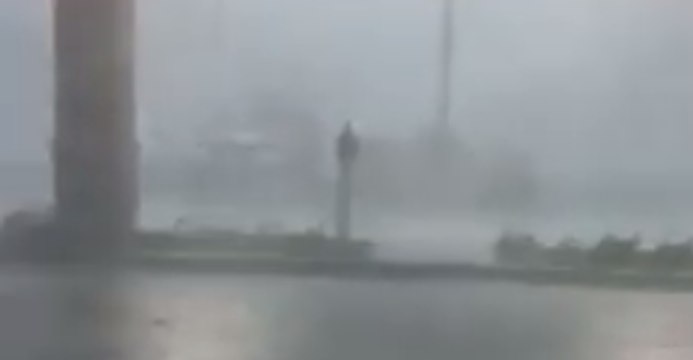 Severe Storm Blows through Russellville, Arkansas