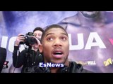 Klitschko vs Joshua In Their Words - EsNews Boxing