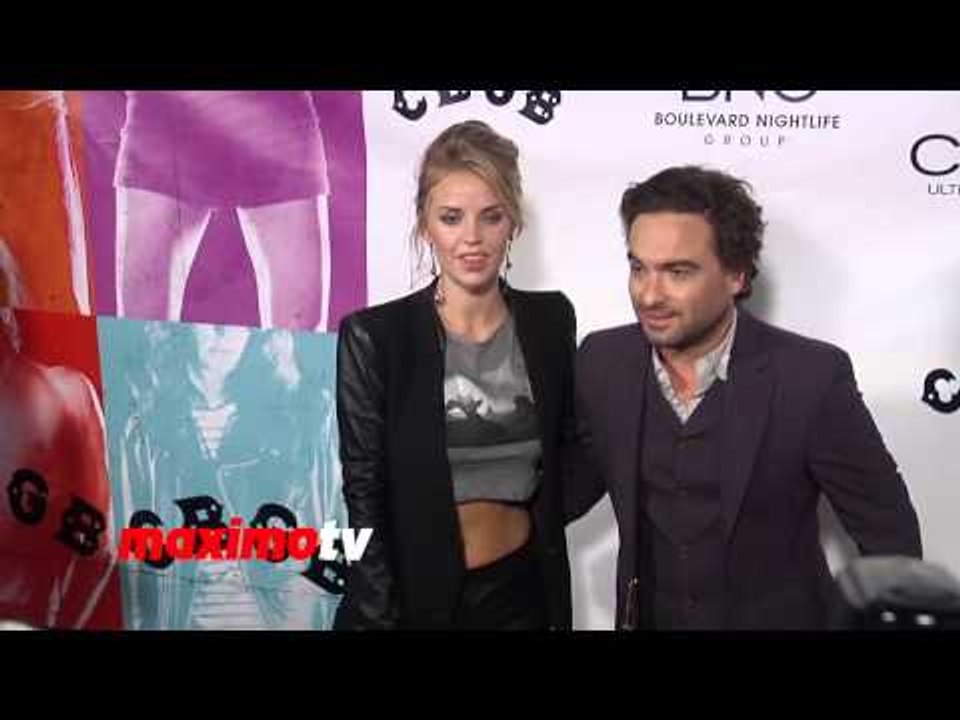 Johnny Galecki and Kelli Garner CBGB Los Angeles Premiere Arrivals