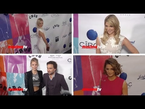 Stana Katic, Malin Akerman, Ashley Greene, Johnny Galecki, Justin Bartha CBGB LA Premiere
