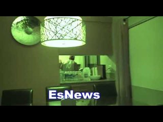 Behind The Scene Check Out The Home Of Felix Diaz In Camp For Crawford EsNews Boxing