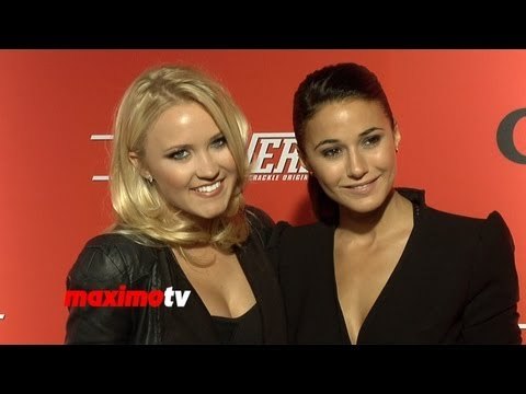 Emily Osment and Emmanuelle Chriqui Cleaners Screening Red Carpet Arrivals