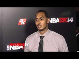 Ryan Hollins NBA 2K14 Video Game Launch Premiere Party Red Carpet - LA Clippers