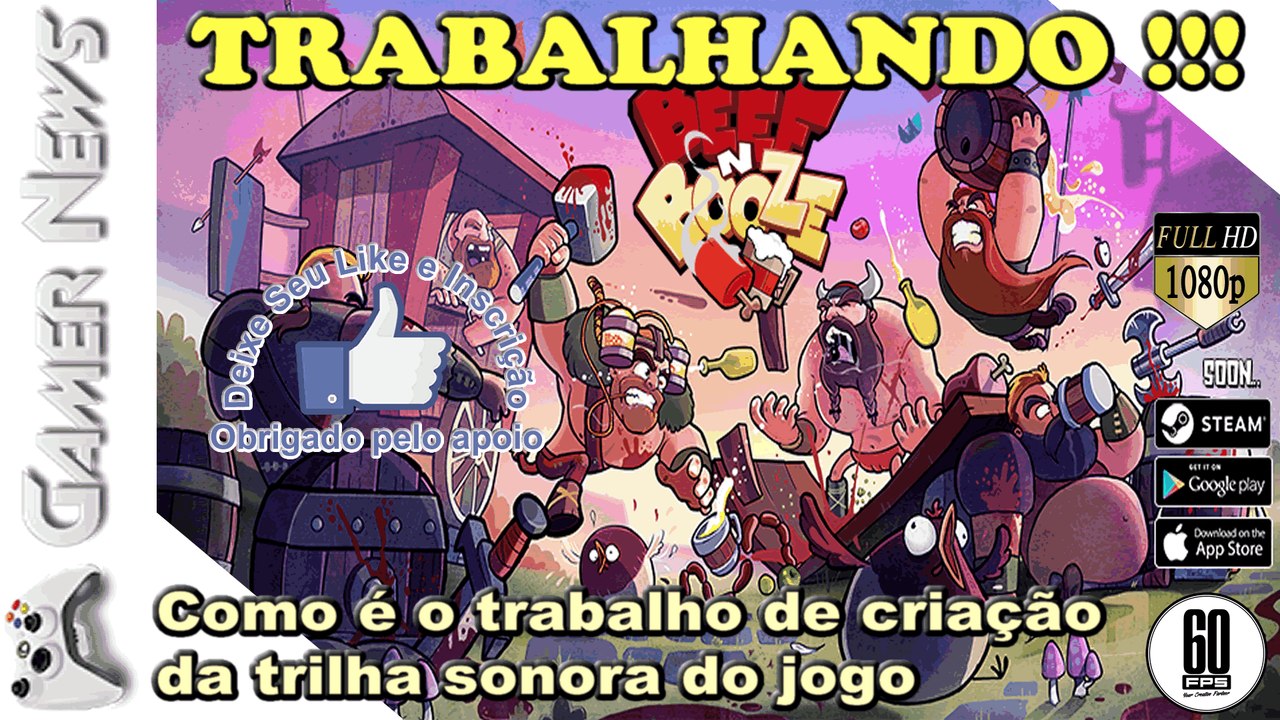 BEEF N BOOZE - CRIANDO A TRILHA SONORA DESTE NOVO MOBA/MMO BRASILEIRO !