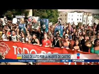 Nueve días de luto en Cuba: los funerales de Fidel Castro