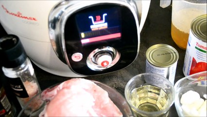 COTE DE PORC TOMATES au cookeo