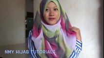 Tutorial Hijab Segi Empat Pelangi Praktis Dan Syantiik Daily Hijab #NMY Hijab Tutorials