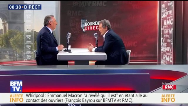 François Bayrou sur Whirlpool: Marine Le Pen est venue faire des selfies. La campagne, ce n'est pas ça