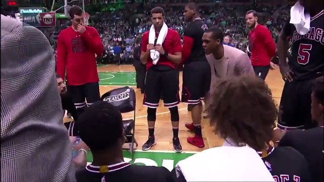 Rajon Rondo TRYING to MOTIVATE his TEAMMATES while BEING SIDELINED!