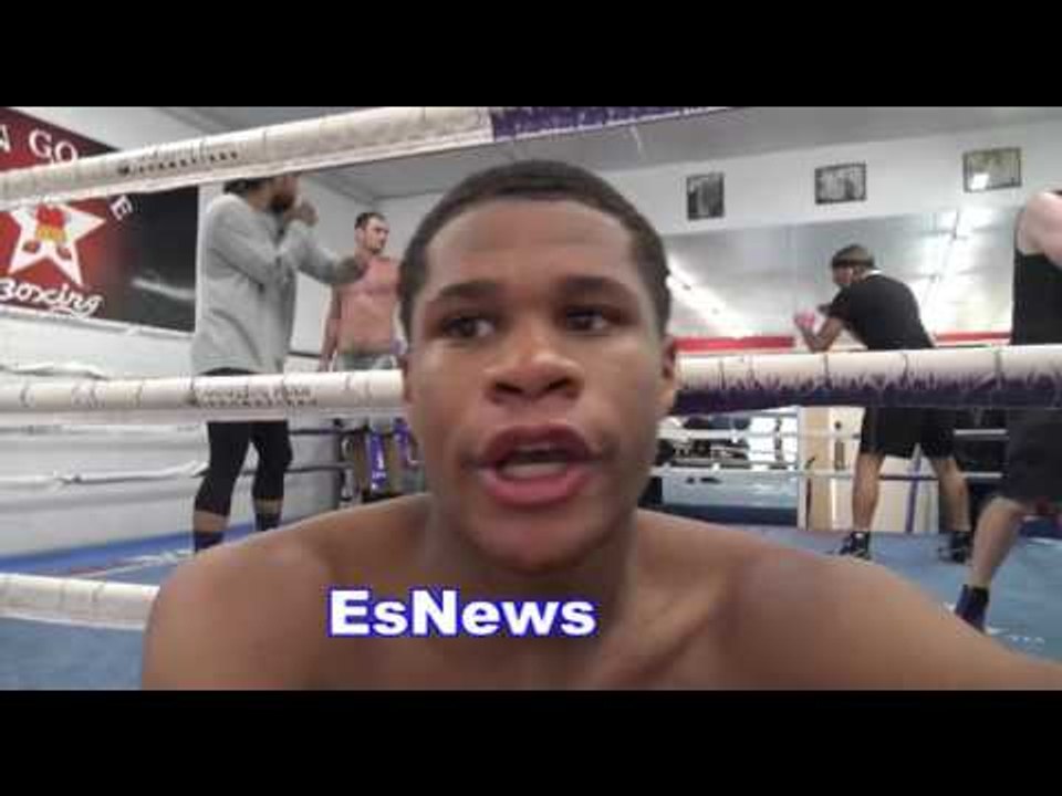 Devin Haney What He Sees When He Watches Floyd Maywetaher Train - EsNews Boxing