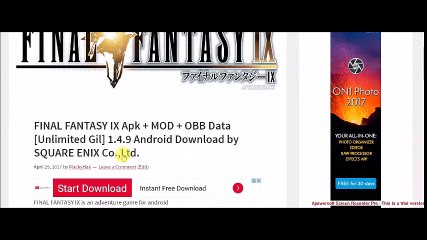 FINAL FANTASY IX v1.4.9 Apk + MOD + OBB Data [Unlimited Gil]