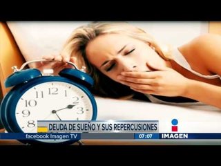 Deuda de sueño: repercusiones graves
