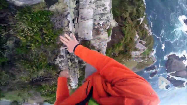 Ascension du Sturrall Headland en POV.. Attention au vertige