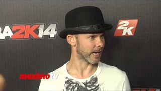 Dominic Monaghan NBA 2K14 Video Game Launch Premiere Party Red Carpet