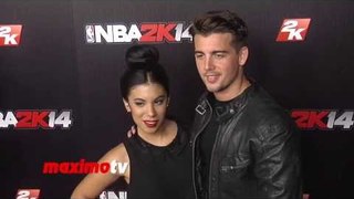 Chrissie Fit and John DeLuca NBA 2K14 Video Game Launch Premiere Party Red Carpet