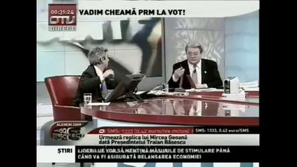 Vadim Tudor-SA NU-TI FACI DINTI DIN EA!