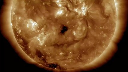 A substantial coronal hole began to rotate into view over the past few days (Dec. 1 - 2, 2016).