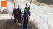 Mountaineers Witness Huge Avalanche