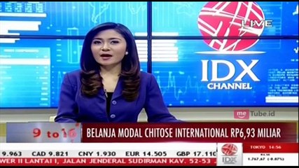Belanja Modal Chitose Internasional Rp6,93 Miliar