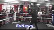 Andre Berto Last Workout Before Shawn Porter Fight - EsNews Boxing