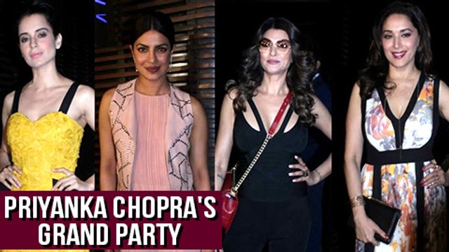 Kangana Ranaut, Sushmita Sen, Madhuri Dixit And Other Celebrites At Priyanka Chopra's Grand Party