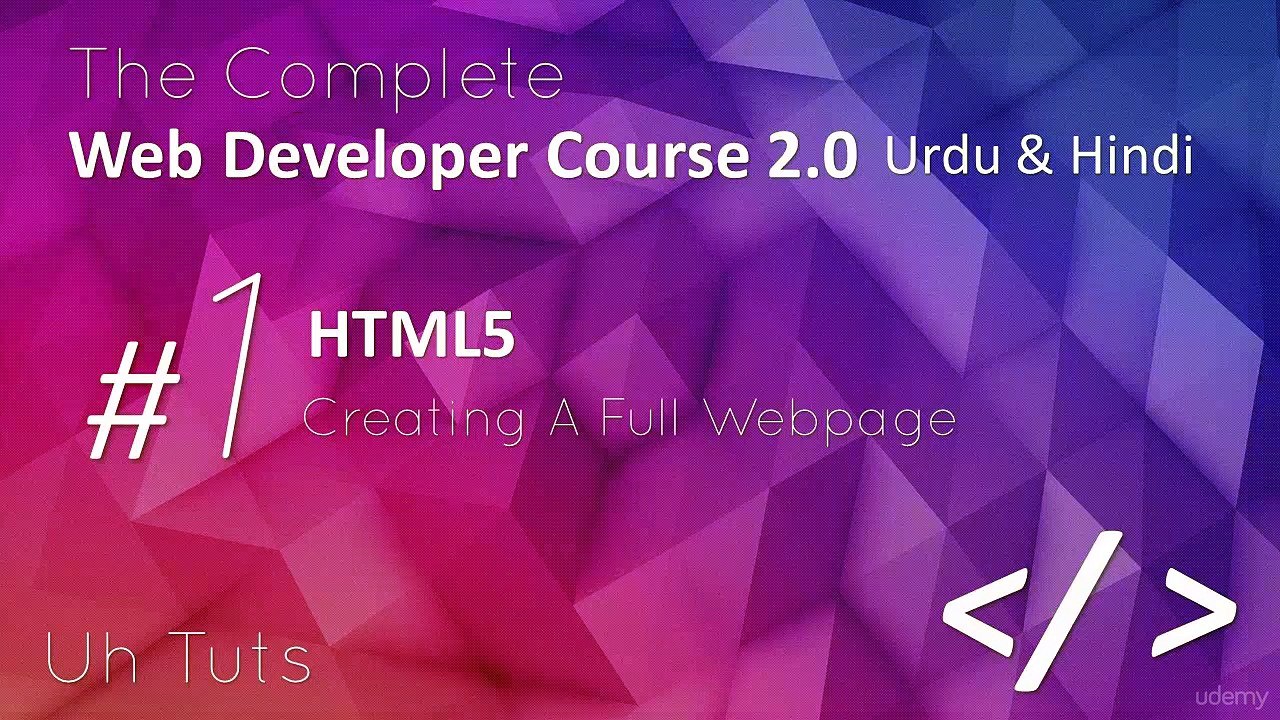 Web Developer Course 2 0 in Urdu & Hindi Creating A Full Webpage 07
