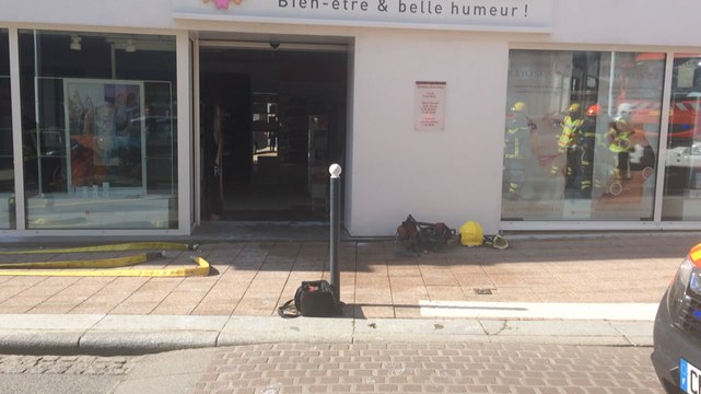 Un début d'incendie en centre-ville