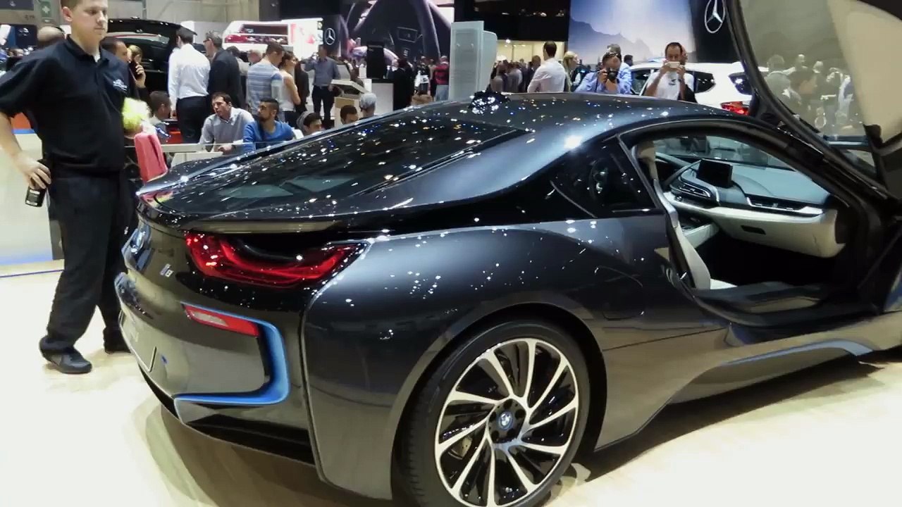 BMW i8 - Bugatti Veyron - Audi R8 Geneva motor show 2014