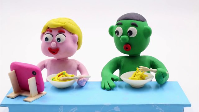 Hulk Bad Baby vs Elsa Baby Break the Ipad ❤ Superhero In Real Life Stop Motion Animation