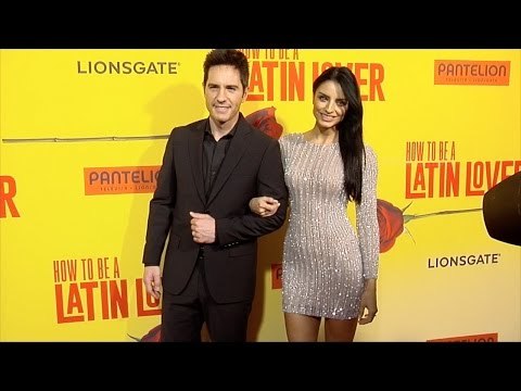 Aislinn Derbez and Mauricio Ochmann How to Be a Latin Lover Los Angeles Premiere