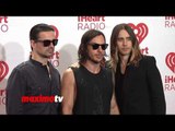 30 Seconds to Mars iHeartRadio Music Festival 2013 - Jared Leto Shannon Leto Tomo Miličević