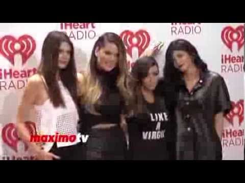 The Kardashians: Kendall, Khloé, Kourtney, Kylie iHeartRadio Music Festival 2013 Red Carpet