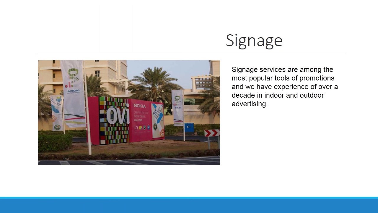 What is indoor and outdoor advertising