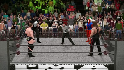 WWE 2K17 the punisher v jbl v scarlet spider v kevin nash