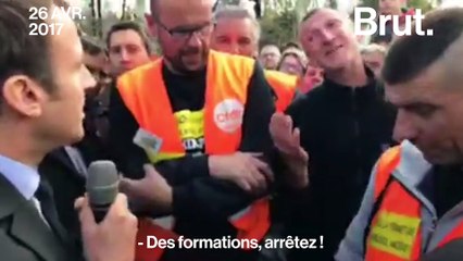 Emmanuel Macron au contact des Whirlpool