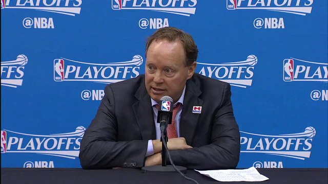 Mike Budenholzer Postgame Interview Hawks vs Wizards Game 5 April 26, 2017 2017 NBA Playoffs