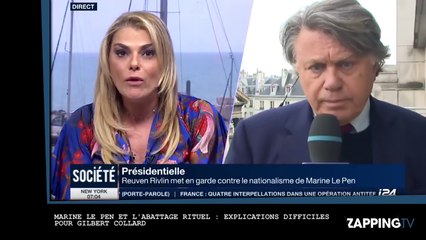 Marine Le Pen et l’abattage rituel : Gilbert Collard indigne les internautes (vidéo)