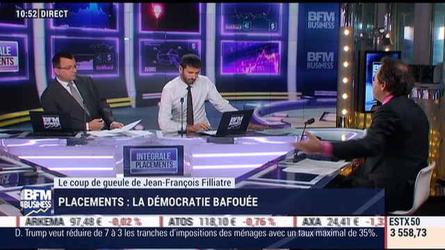 Le coup de gueule de Filliatre: La démocratie baffouée dans les placements – 27/04
