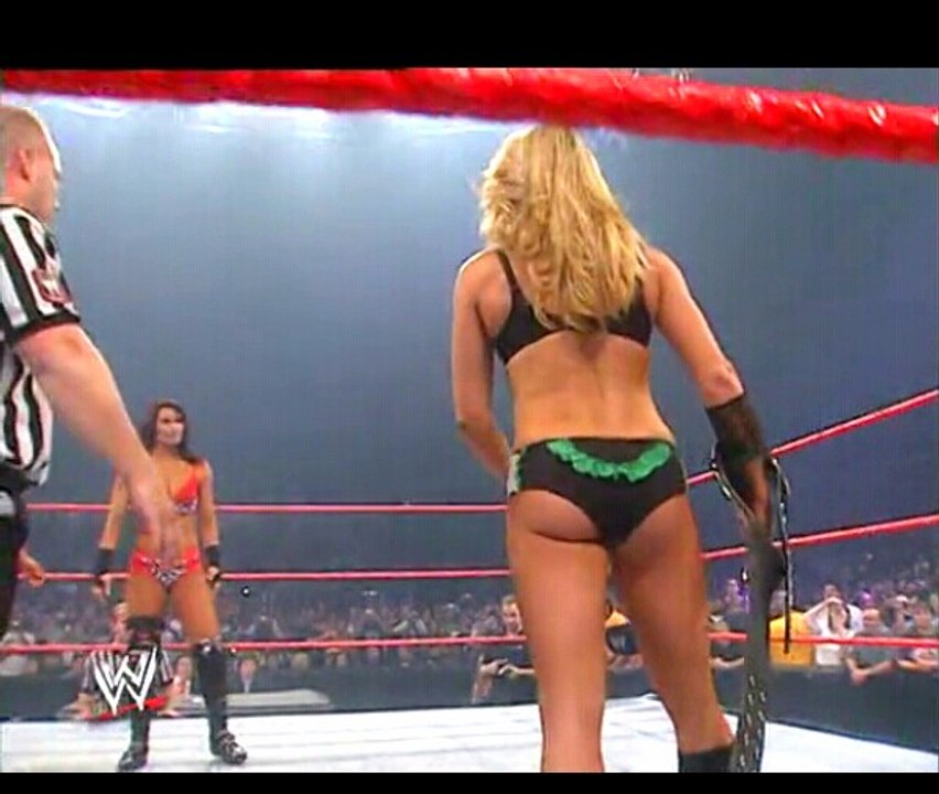 Trish Stratus Lingerie Divas Battle Royal Taboo Tuesday 2005