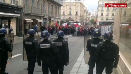 Rennes. Manifestation très tendue contre Le Pen et Macron