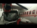 Air India plane crashed by Jet Airways bus at Kolkata airport