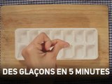 Comment obtenir facilement des glaçons ?