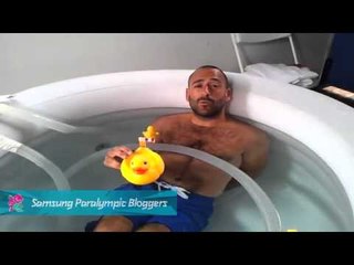 Michael Jeremiasz - Cold bath, Paralympics 2012