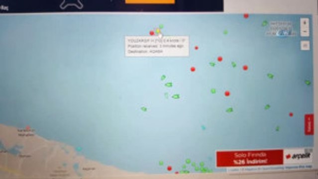 Sarıyer Kilyos Açıklarında Bir Savaş Gemisi ile Yük Gemisinin Çarpıştığı Öğrenildi.